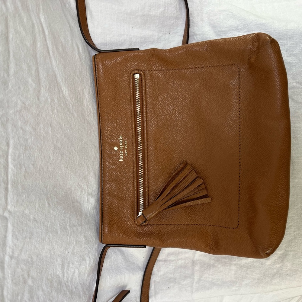 Kate Spade Brown Leather Crossbody Bag